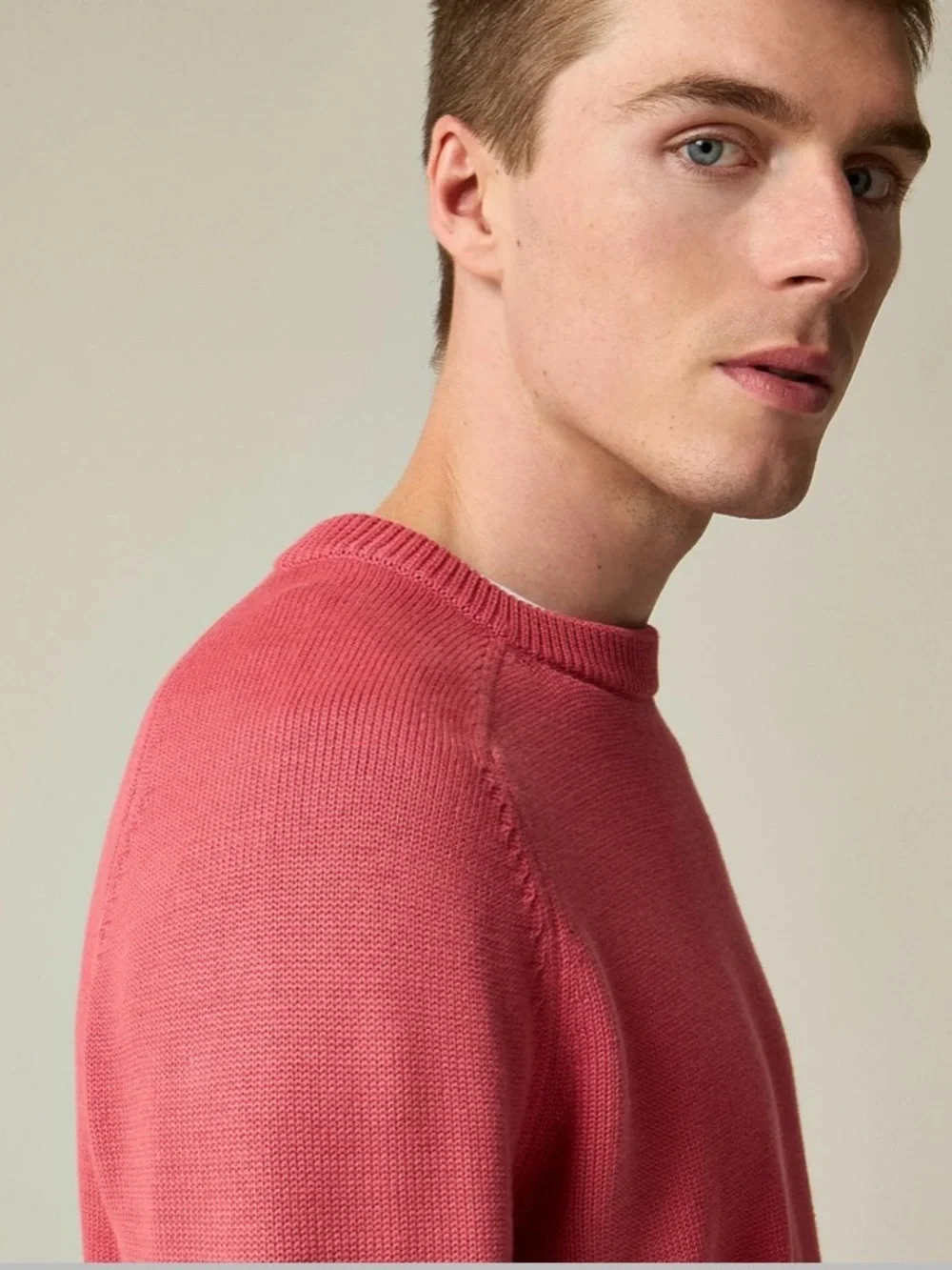 J crew vintage barn Heritage cotton crewneck sweater